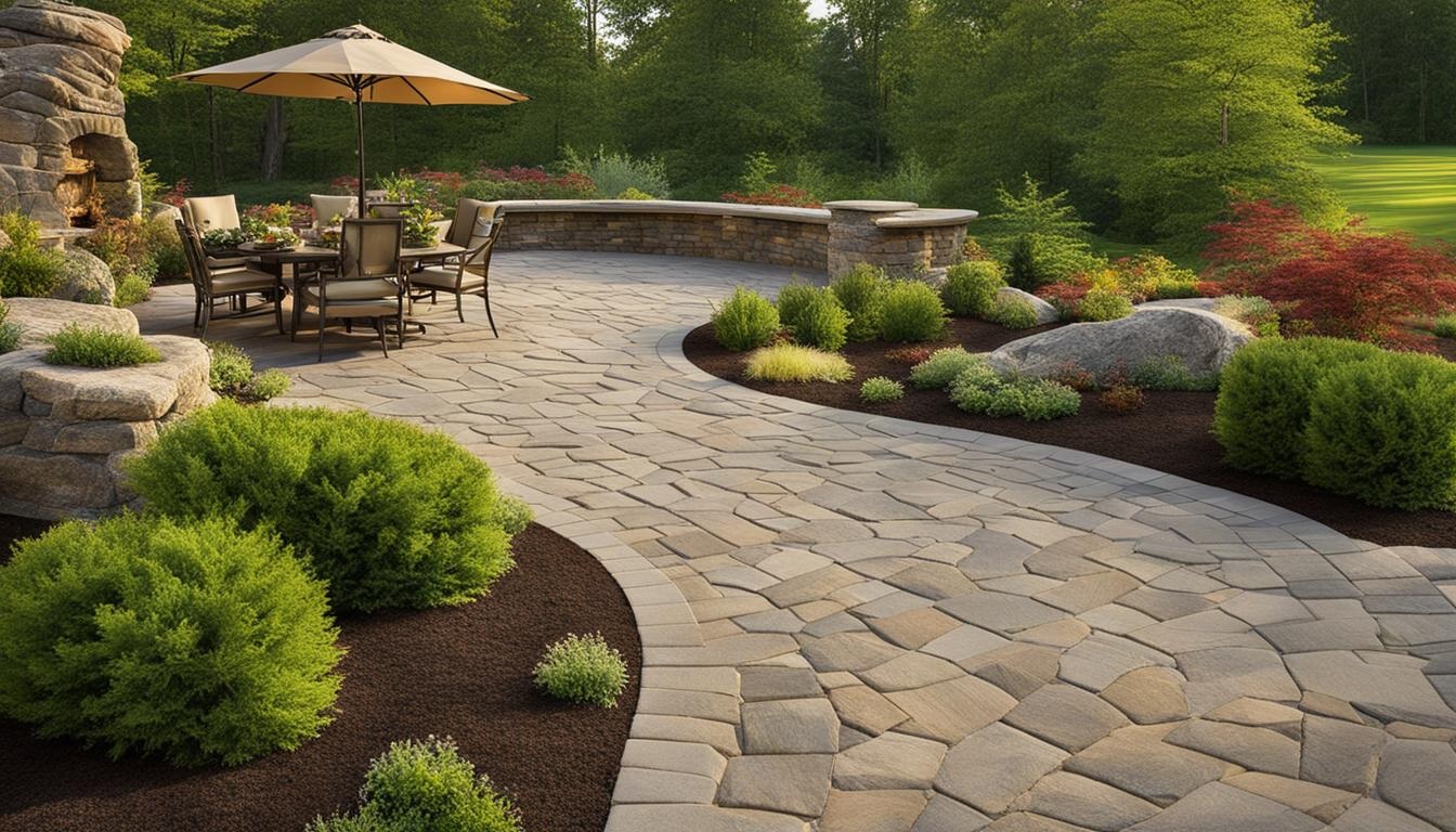 Creating An Outdoor Space With A Balance Of Hardscape And Softscape Elements